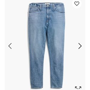 Madewell mom jeans in Melva wash